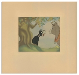 Original Disney Cel From the Academy Award-Winning 1938 Disney Short ''Ferdinand the Bull'' -- Featuring Ferdinand With His Mother